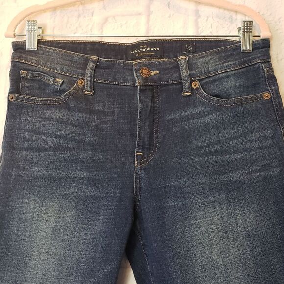 LUCKY BRAND Ava Crop Raw Hem Ankle Jeans 8/29 - Picture 3 of 9